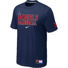 MLB Men's Los Angeles Angels of Anaheim Nike Practice T-Shirt - Navy