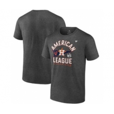 Men's Houston Astros 2021 Heathered Charcoal American League Champions Locker Room Baseball T-Shirt