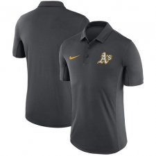 MLB Men's Oakland Athletics Nike Anthracite Franchise Polo T-Shirt