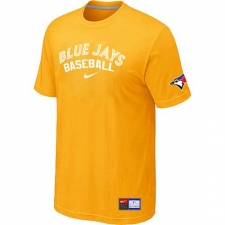 MLB Men's Toronto Blue Jays Nike Practice T-Shirt - Yellow