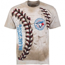 MLB Toronto Blue Jays Hardball Tie-Dye T-Shirt - Cream