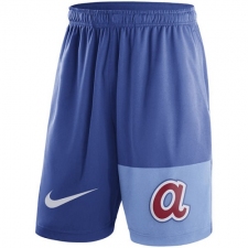 MLB Men's Atlanta Braves Nike Royal Cooperstown Collection Dry Fly Shorts
