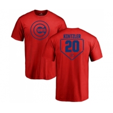 Baseball Chicago Cubs #20 Brandon Kintzler Red RBI T-Shirt