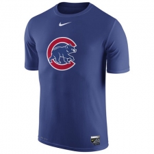 MLB Chicago Cubs Nike Authentic Collection Legend Logo 1.5 Performance T-Shirt - Royal