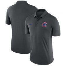 MLB Men's Chicago Cubs Nike Anthracite Franchise Polo T-Shirt