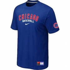 MLB Men's Chicago Cubs Nike Practice T-Shirt - Blue