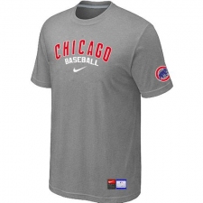 MLB Men's Chicago Cubs Nike Practice T-Shirt - Grey