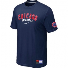 MLB Men's Chicago Cubs Nike Practice T-Shirt - Navy