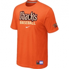 MLB Men's Arizona Diamondbacks Nike Practice T-Shirt - Orange