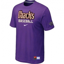 MLB Men's Arizona Diamondbacks Nike Practice T-Shirt - Purple
