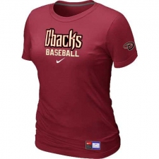 MLB Women's Arizona Diamondbacks Nike Practice T-Shirt - Red