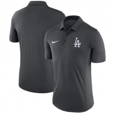 MLB Men's Los Angeles Dodgers Nike Anthracite Franchise Polo T-Shirt