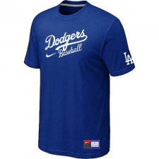 MLB Men's Los Angeles Dodgers Nike Practice T-Shirt - Blue
