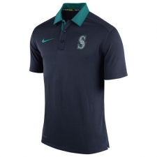 MLB Men's Seattle Mariners Nike Navy Authentic Collection Dri-FIT Elite Polo