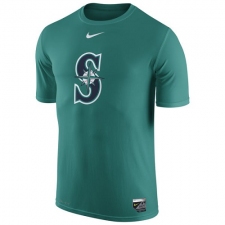MLB Seattle Mariners Nike Authentic Collection Legend Logo 1.5 Performance T-Shirt - Aqua