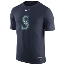MLB Seattle Mariners Nike Authentic Collection Legend Logo 1.5 Performance T-Shirt - Navy