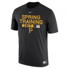 MLB Men's Pittsburgh Pirates Nike Black Authentic Collection Legend Team Issue Performance T-Shirt
