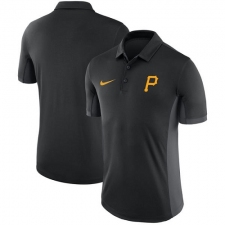 MLB Men's Pittsburgh Pirates Nike Black Franchise Polo T-Shirt