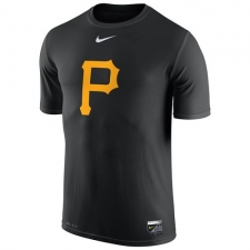 MLB Pittsburgh Pirates Nike Authentic Collection Legend Logo 1.5 Performance T-Shirt - Black