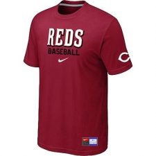 MLB Men's Cincinnati Reds Nike Practice T-Shirt - Red