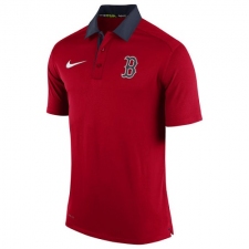 MLB Men's Boston Red Sox Nike Red Authentic Collection Dri-FIT Elite Polo