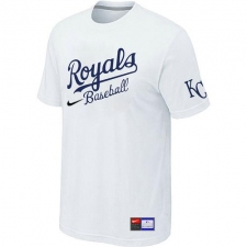 MLB Men's Kansas City Royals Nike Practice T-Shirt - White