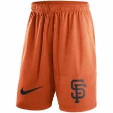 MLB Men's San Francisco Giants Nike Orange Dry Fly Shorts