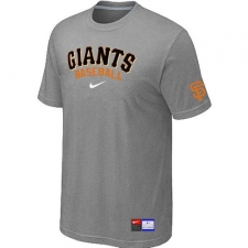 MLB Men's San Francisco Giants Nike Practice T-Shirt - Grey