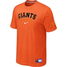 MLB Men's San Francisco Giants Nike Practice T-Shirt - Orange