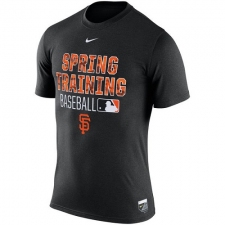 MLB San Francisco Giants Nike 2016 Authentic Collection Legend Team Issue Spring Training Performance T-Shirt - Black