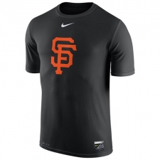 MLB San Francisco Giants Nike Authentic Collection Legend Logo 1.5 Performance T-Shirt - Black