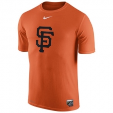 MLB San Francisco Giants Nike Authentic Collection Legend Logo 1.5 Performance T-Shirt - Orange