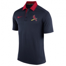 MLB Men's St. Louis Cardinals Nike Navy Authentic Collection Dri-FIT Elite Polo