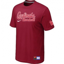 MLB Men's St. Louis Cardinals Nike Practice T-Shirt - Red
