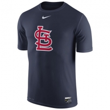MLB St. Louis Cardinals Nike Authentic Collection Legend Logo 1.5 Performance T-Shirt - Navy