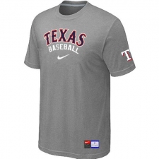 MLB Men's Texas Rangers Nike Practice T-Shirt - Grey