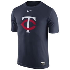 MLB Minnesota Twins Nike Authentic Collection Legend Logo 1.5 Performance T-Shirt - Navy