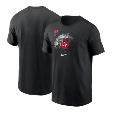 Men's Philadelphia Phillies Nike Black 2022 World Series Worldwide Event T-Shirt