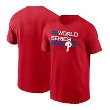 Men's Philadelphia Phillies Nike Red 2022 World Series Authentic Collection Dugout T-Shirt