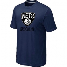 NBA Men's Brooklyn Nets Big & Tall Primary Logo T-Shirt - Navy