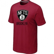 NBA Men's Brooklyn Nets Big & Tall Primary Logo T-Shirt - Red