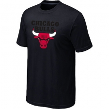 NBA Chicago Bulls Men's Big & Tall Short Sleeve T-Shirt - Black