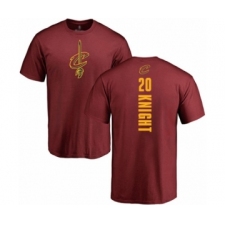 Basketball Cleveland Cavaliers #20 Brandon Knight Maroon Backer T-Shirt