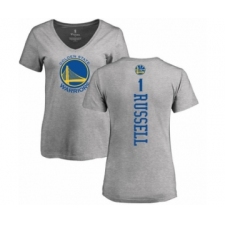 Basketball Women's Golden State Warriors #1 D'Angelo Russell Ash Backer T-Shirt