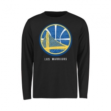 NBA Men's Golden State Warriors Noches Enebea Long Sleeve T-Shirt - Black