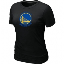 NBA Women's Golden State Warriors Big & Tall Primary Logo T-Shirt - Black