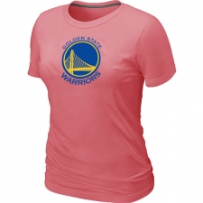 NBA Women's Golden State Warriors Big & Tall Primary Logo T-Shirt - Pink