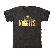 NBA Men's Denver Nuggets Gold Collection Tri-Blend T-Shirt - Black