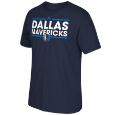 NBA Men's Dallas Mavericks Adidas Dassler T-Shirt - Navy