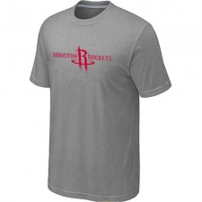 NBA Men's Houston Rockets Big & Tall Primary Logo T-Shirt - Grey